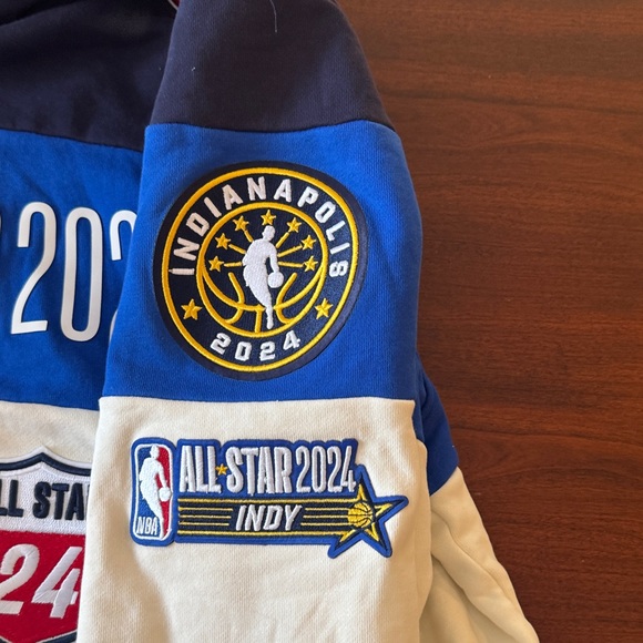 Pro Stanard 100% Cotton NBA All-Star 2024 Patch Memphis Grizzlies Hoodie - Picture 11 of 14